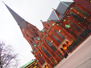 Hamburg Old Town St. Petri southeast view