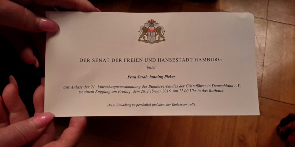 Senatsempfang im Hamburger Rathaus